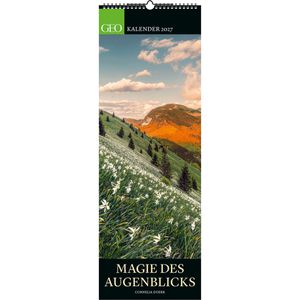 GEO Bildkalender 112801, Vertical XXL, Jahr 2027, Magie des Augenblicks, Großformat 34 x 98cm