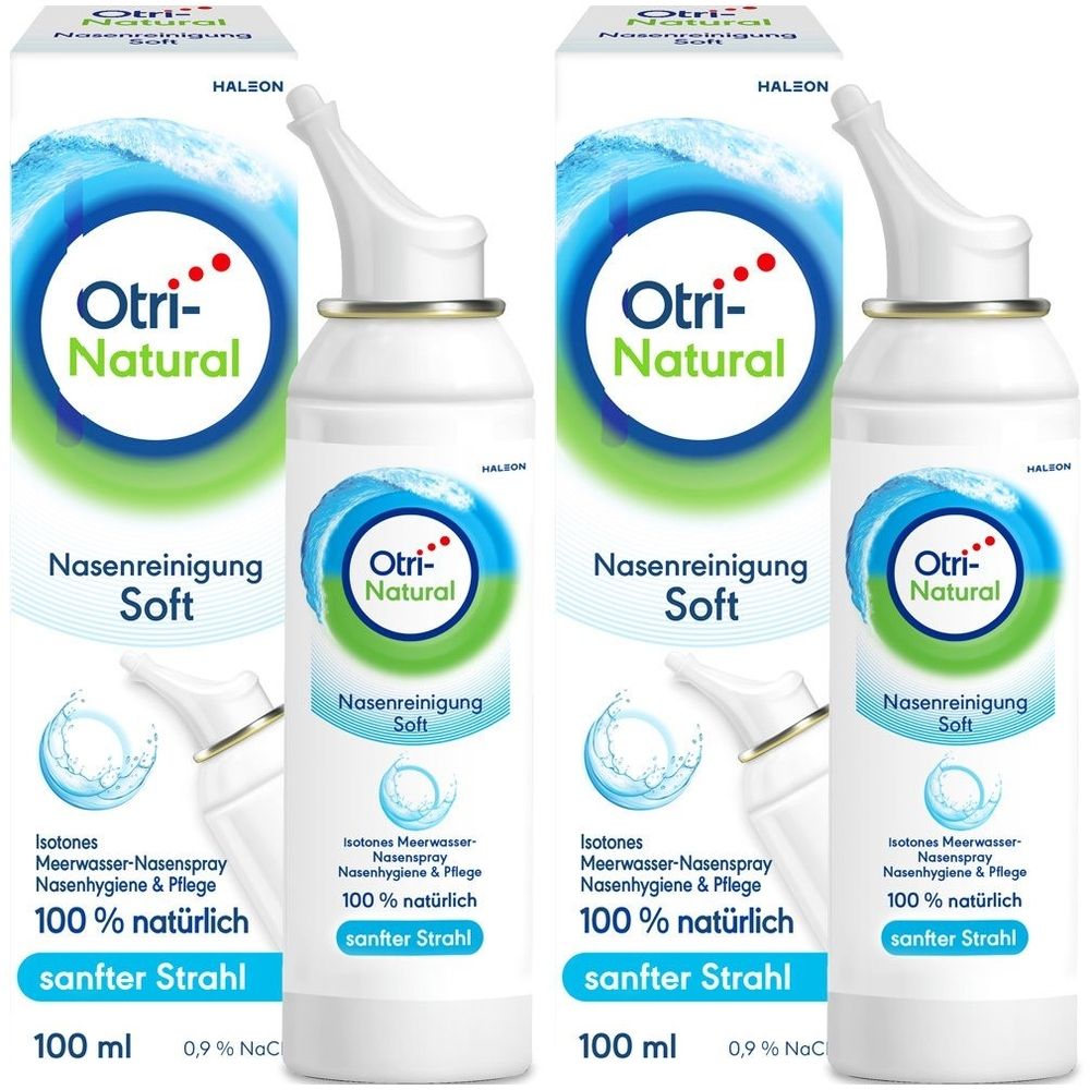 Otrinatural Nasenreinigung soft 2x 2x100 ml Nasenspray
