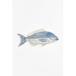 Wanddeko Fisch aus Holz