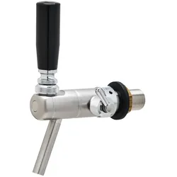 Raffeiner Junior Edelstahl Zapfhahn Kompensatorhahn Schankhahn Titan Optik 35 mm