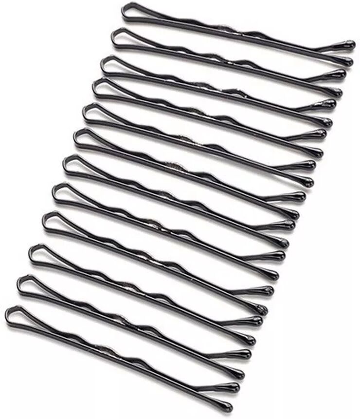Trisa Haarschmuck - Haarpin gewellt, 4.5CM, Black