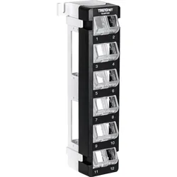 TRN TC-KP12V - Keystone Patchfeld, 12-Port