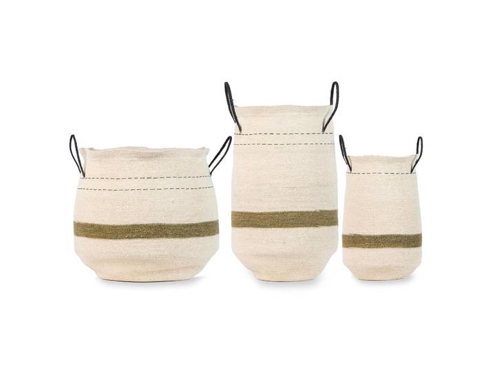 Aufbewahrungskörbe Natural 3er Set