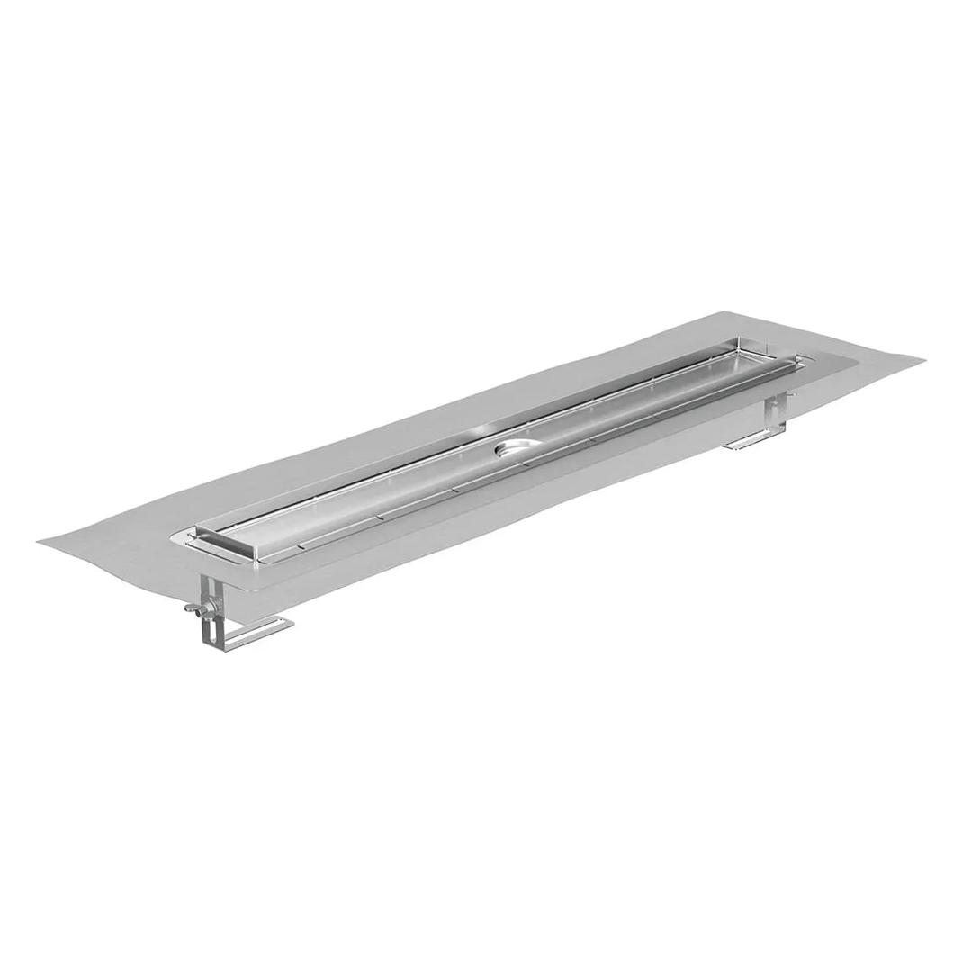 ACO ShowerDrain M+ Duschrinne 900x84mm ohne Ablauf FlhoriEdelstahl inklDichtmanschette (900 mm) (90108702)