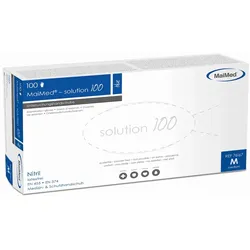 Nitril MaiMed-solution100 blue Gr. L, unst.,100St/Box