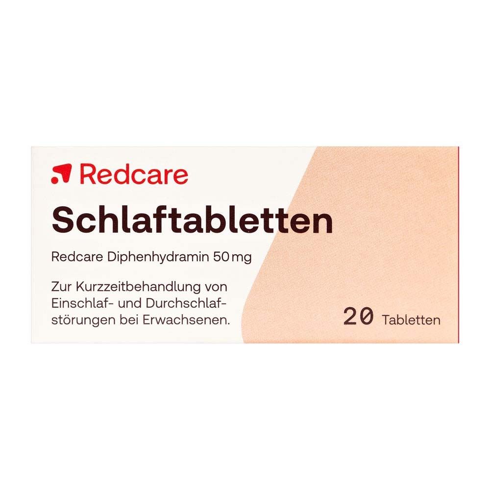 Schlaftabletten RedCare Diphenhydramin 50 mg 20 St Tabletten