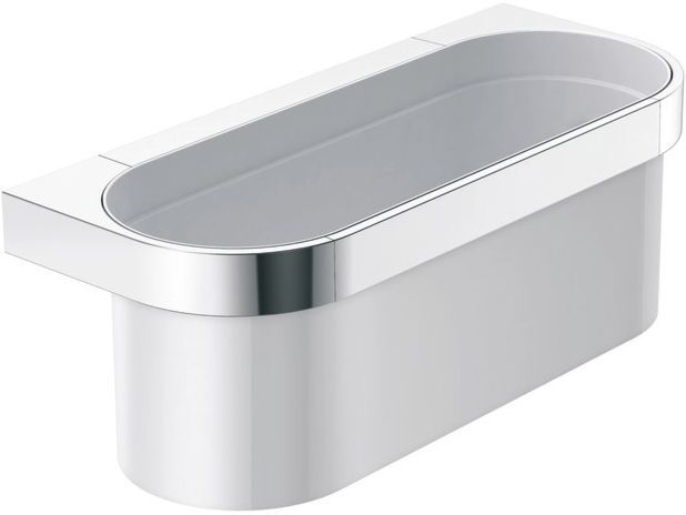 Hewi System 800 Duschkorb 8000330041 chrom, 25 cm, Einsatz Kunststoff