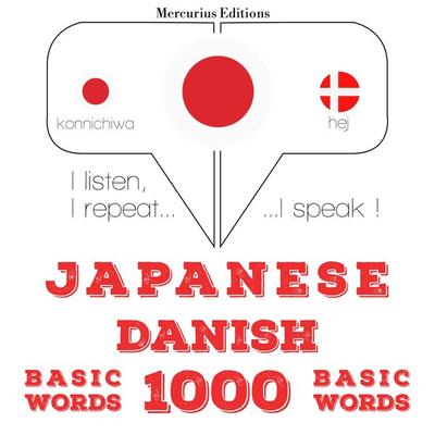 1000 essential words in Danish - JM Gardner, Audio, 9782821135123
