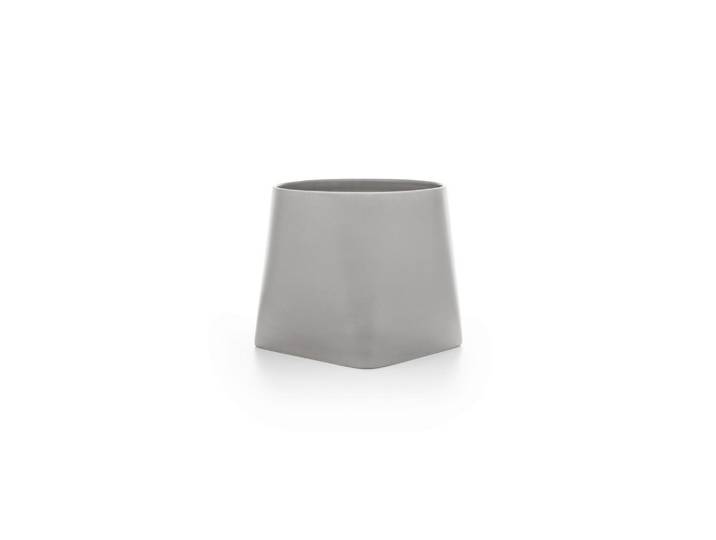 Markslöjd Übertopf, Grau, Keramik, quadratisch, 14x16x14 cm, Dekoration, Blumen & Blumentöpfe, Übertöpfe