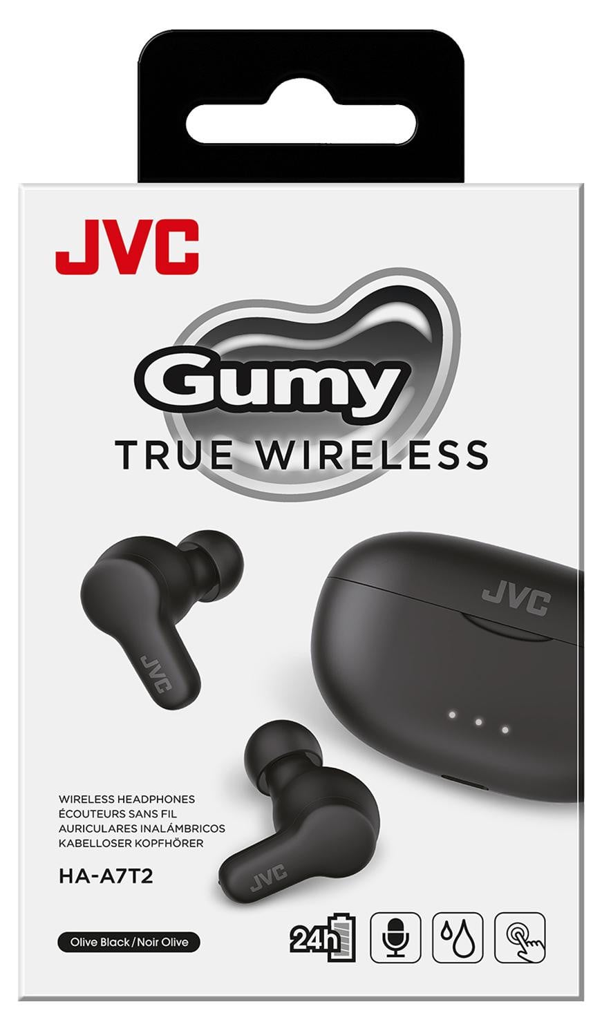 JVC HA-A7T2 True Wireless Stereo Koptelefoon met microfoon Zwart