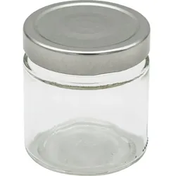 Elena Vorratsglas 6-tlg., silbernen Deckel, Inhalt: 0,212 Liter, TO: 70