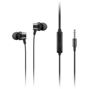 Lenovo Kopfhörer Analog Gen 2, schwarz, In-Ear, mit Mikrofon, kabelgebunden, 3,5mm Klinke