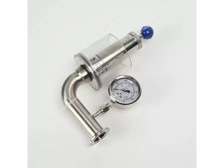 Soupape d'échappement sanitaire automatique en acier inoxydable 304, soupape de surpression, coude de 50.5mm