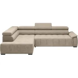 Ecksofa Gremio Links Beige