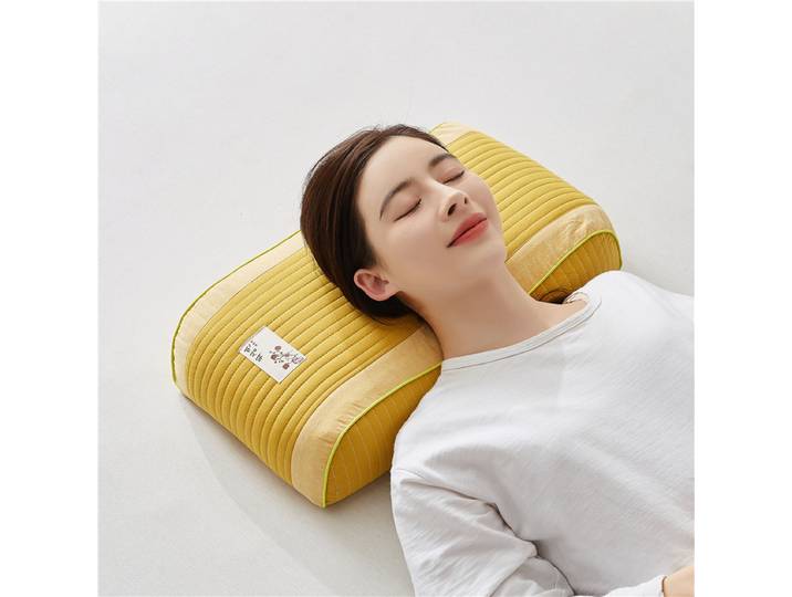 Oreiller en coton pur à 100 %, ergonomique pour le soutien du cou, respirant, adapté à toutes les positions de sommeil