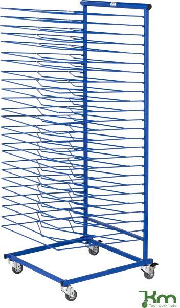 Kongamek Tørrevogn A4/a3 - 25 Hylder, 460x500x1200, 10 Kg