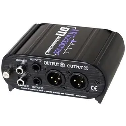 ART Audio ART DTI passive DI-Box mit Kabel, Audio Interface, Schwarz