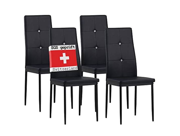 Albatros 3099 Diamond 6 x Esszimmerstühle Weiss, SGS geprüft