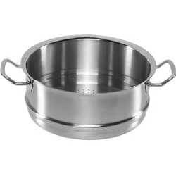 Fissler orig. Profi Collection 2 Dampfeinsatz 28 cm, Pfanne + Kochtopf, Silber