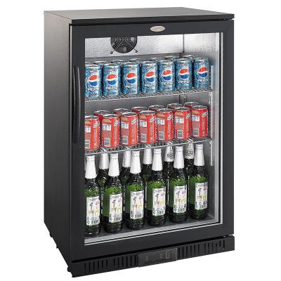 Combisteel Getränkekühlschrank mit 1 Tür - 128 Liter, abschließbar, LED-Beleuchtung