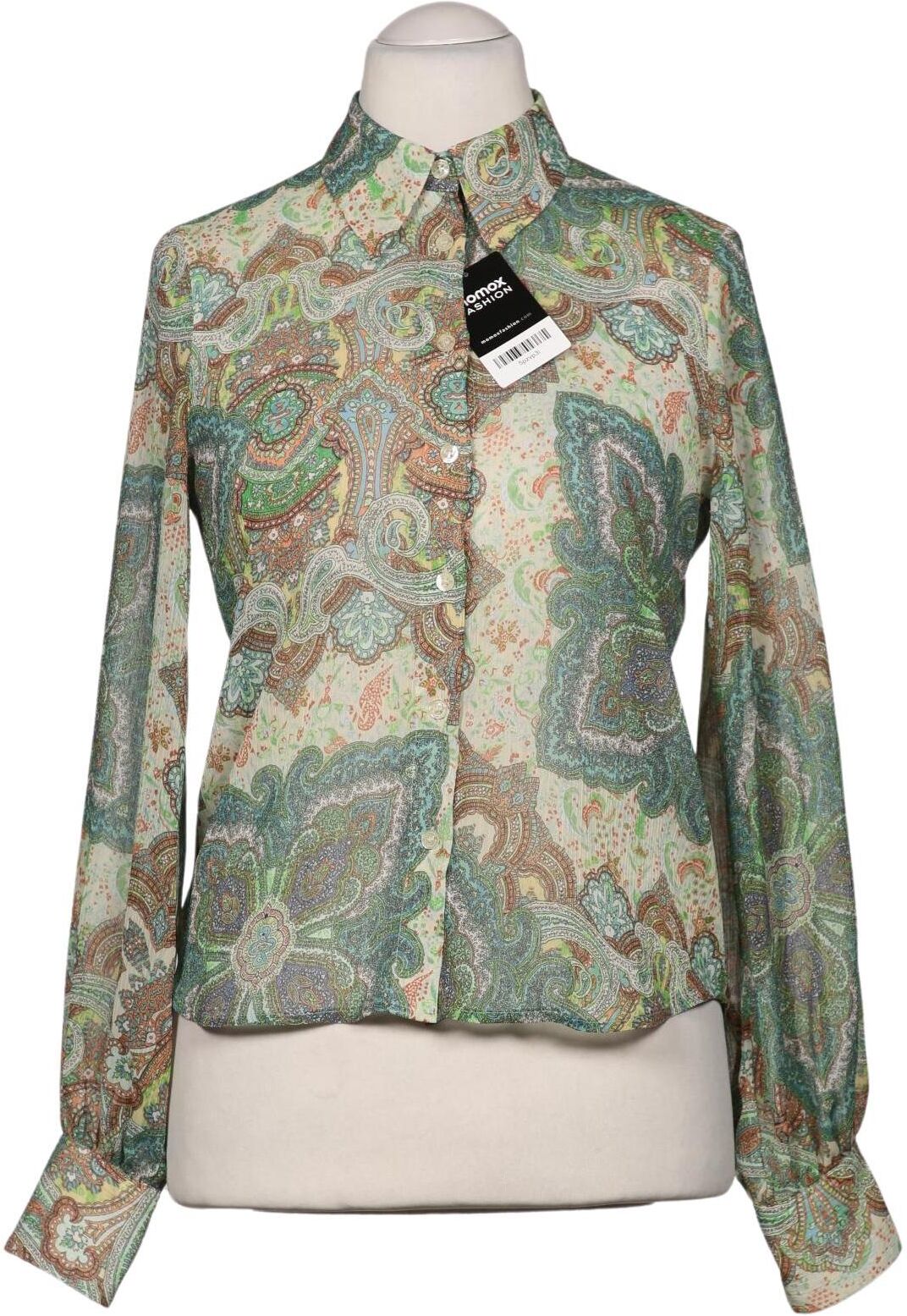 Madeleine Damen Bluse, Mehrfarbig, Gr. M (US 6), Synthetik - Second Hand