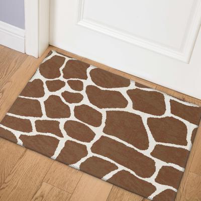 Addison Rugs Addison Safari Giraffe Animal Print Area Rug