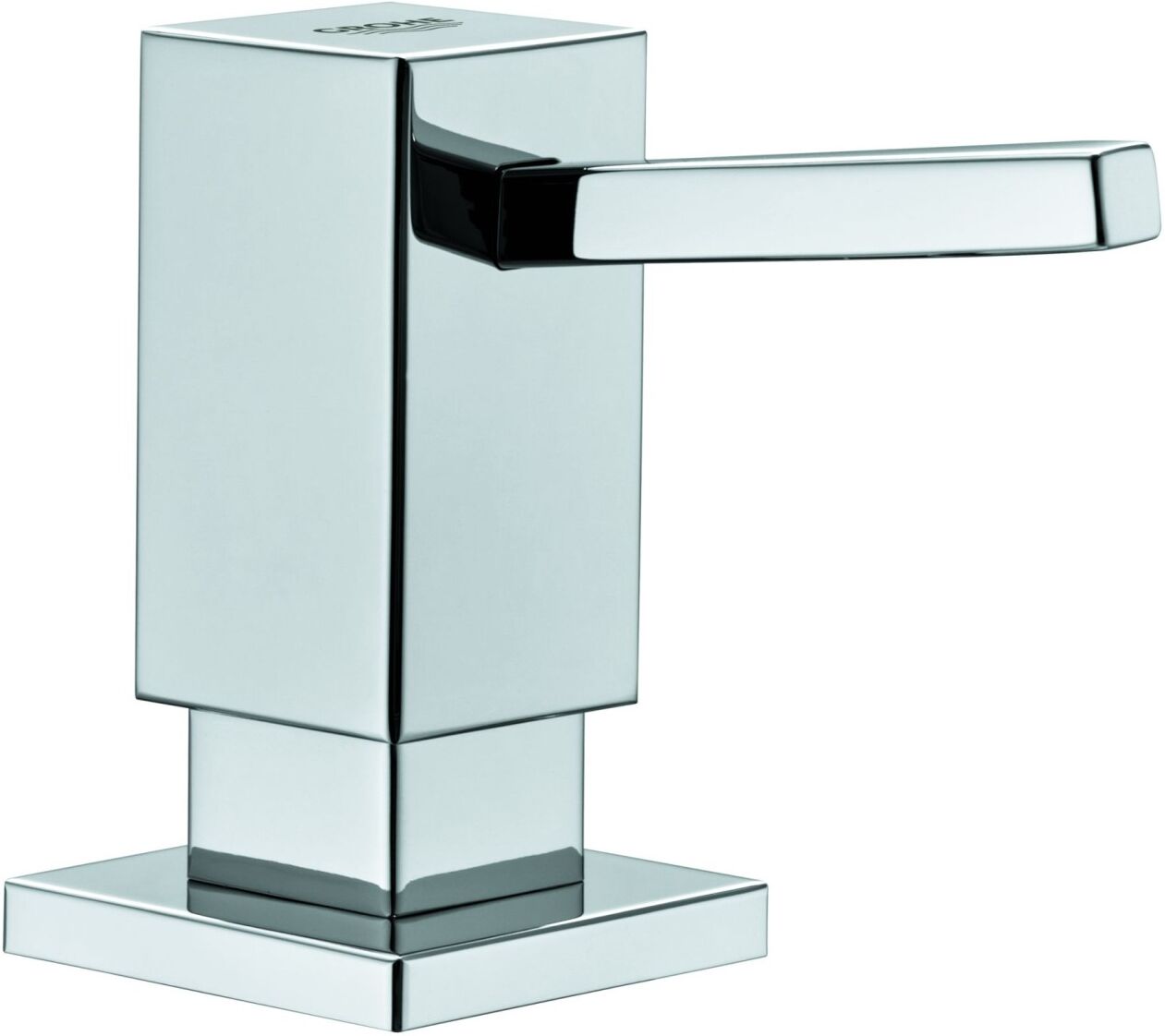 Grohe Spülmittelspender Cube 40649 für Flüssigseifen 500ml chrom, 40649000 40649000