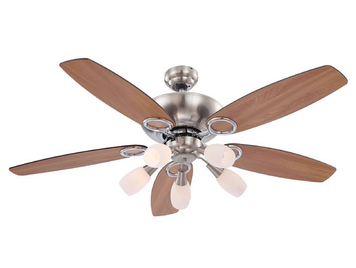 Deckventilator mit Beleuchtung JERRY 130cm 40W graphite gray