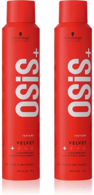 Schwarzkopf Professional Osis+ Velvet set for definition and shape