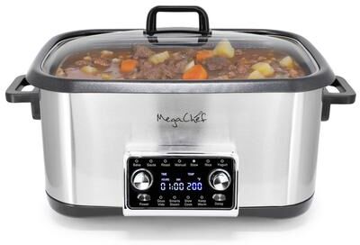 MegaChef Pro Chef Multi Cooker Sous Vide Combo 8 Quart 12-in-1 Multi-Presets