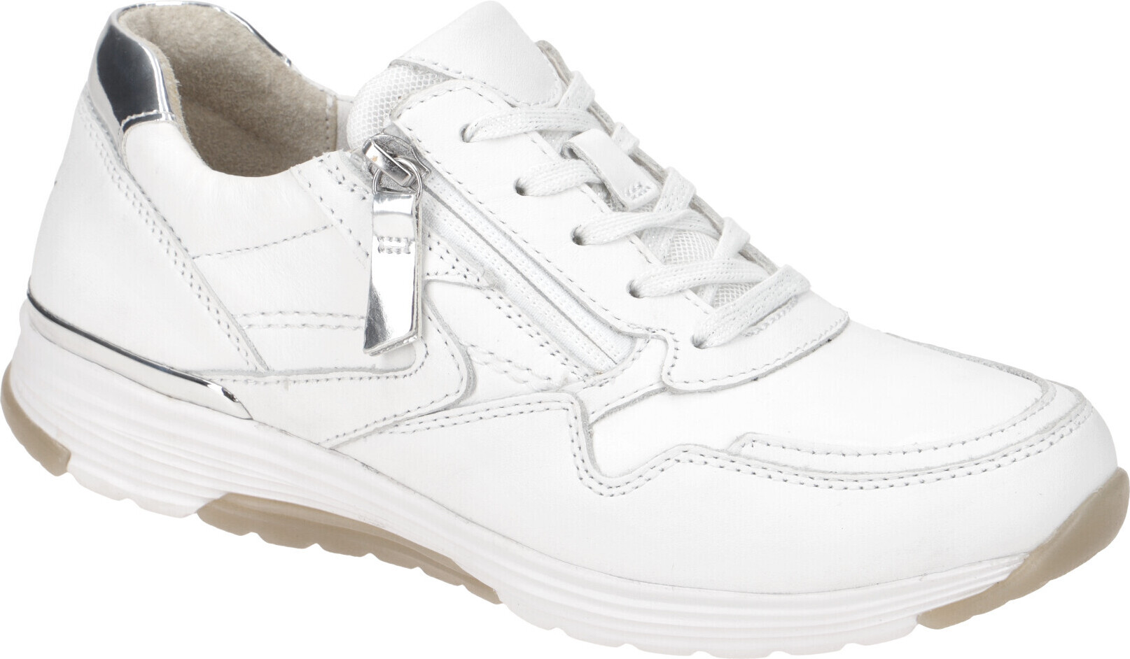 Gabor ROLLINGSOFT Damenschuhe - sportliche Schnür- Halbschuhe weiß Freizeit NEU