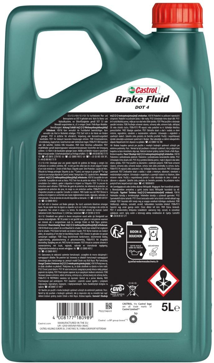 CASTROL 15F2CE Brake Fluid