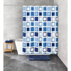 Kleine Wolke Duschvorhang PEVA Clipper Azur 120x200 cm