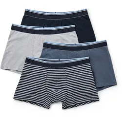 Tchibo - 4 Slipboxer - Herren - Gr. 3Xl/9 - dunkelblau/gestreift