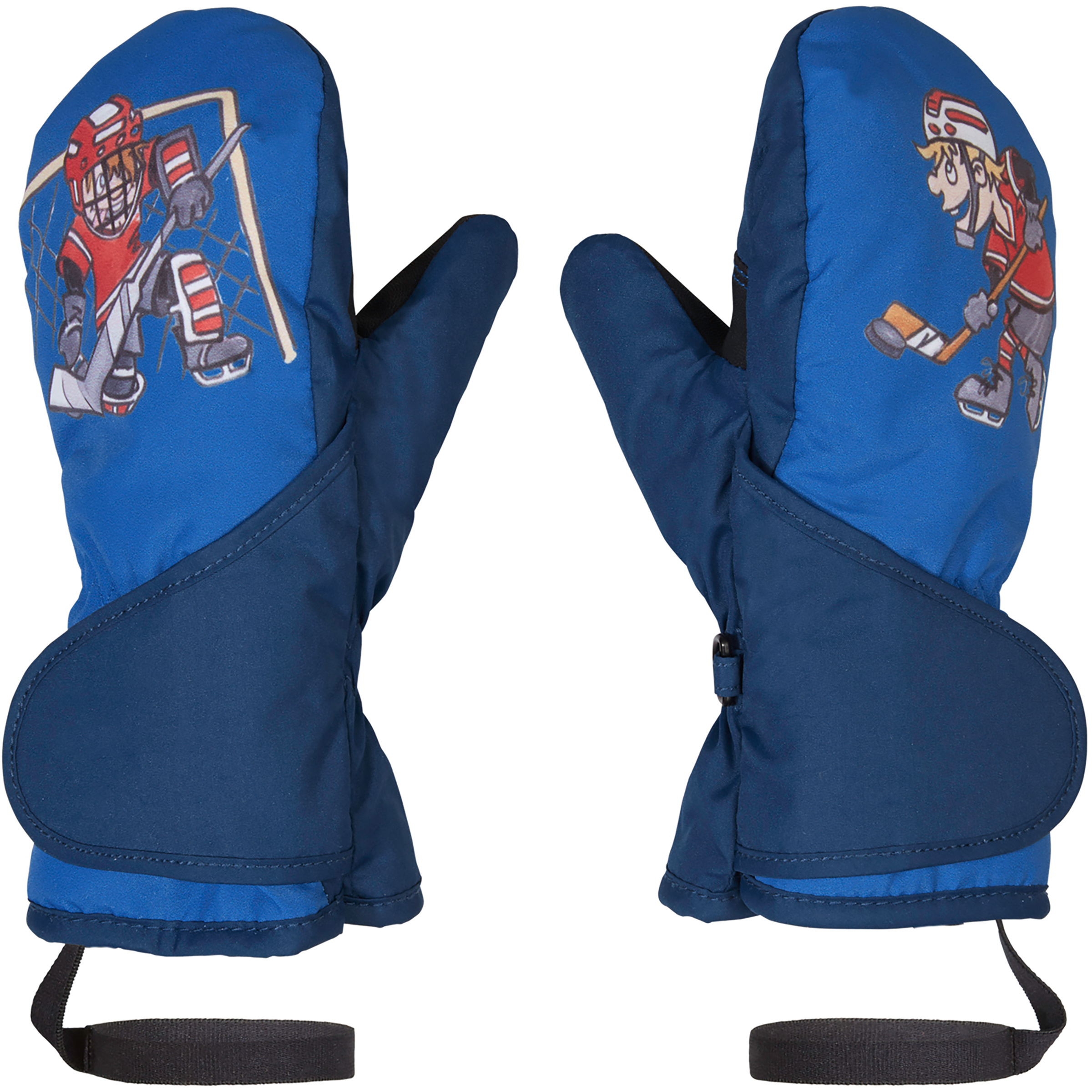 Ziener Lemmio-Z As Kinder Fingerhandschuhe blau Größe 2 Skifahren Winddicht