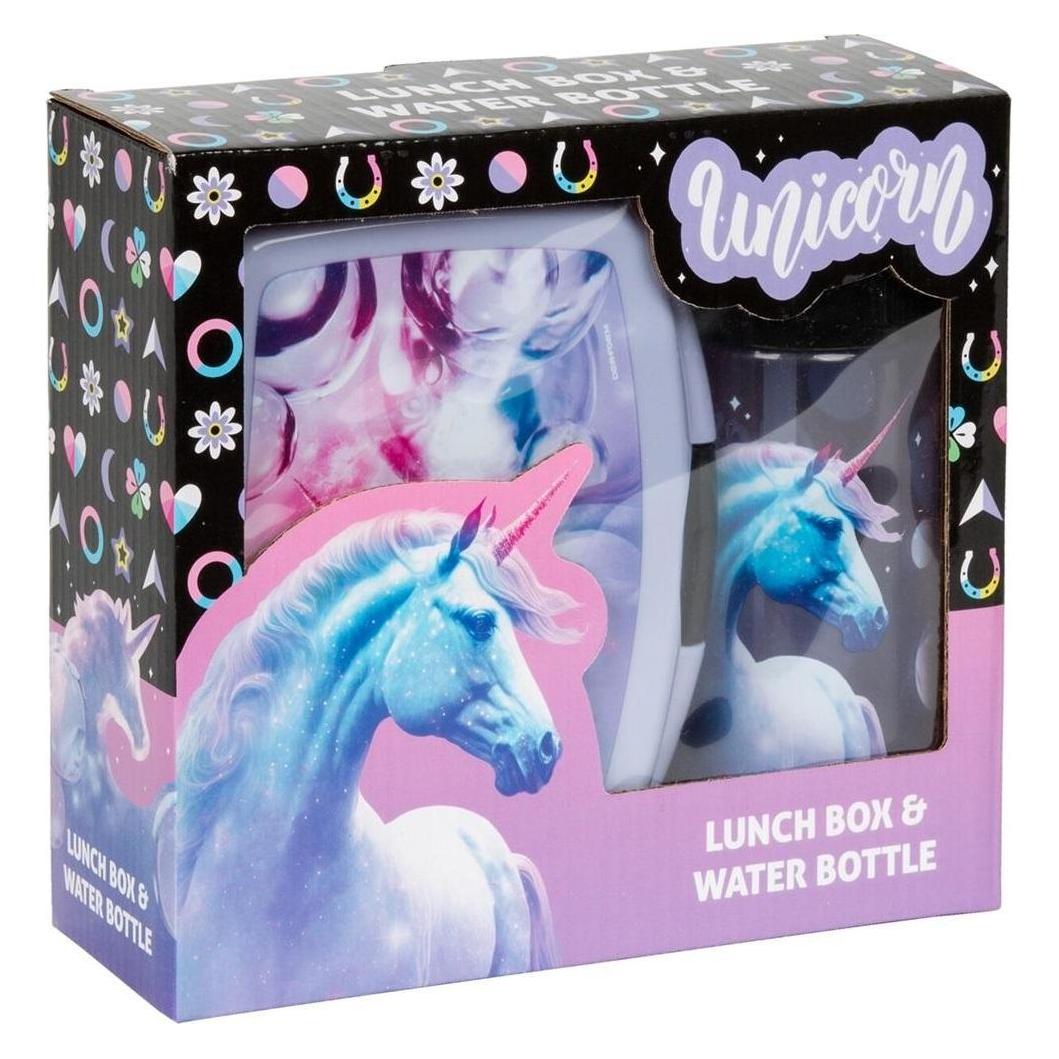 Derform Lunchbox + Wasserflaschen-Set A Unicorn15 (45054074)