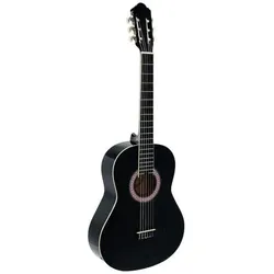 Dimavery AC-303 Klassikgitarre, schwarz (Konzertgitarre), Gitarre, Schwarz