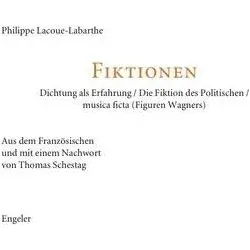 Die Fiktionen des Politischen, Fachbücher von Philippe Lacoue-Labarthe