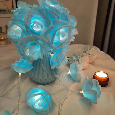 Uplift Essentials Velvet Petal Rose Fairy Strings blue
