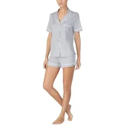 DKNY New Signature Short Pyjama Set Grau X-Small Damen