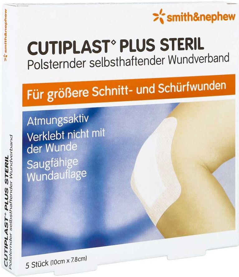 Cutiplast Plus Steril 7,8x10 Cm Verband