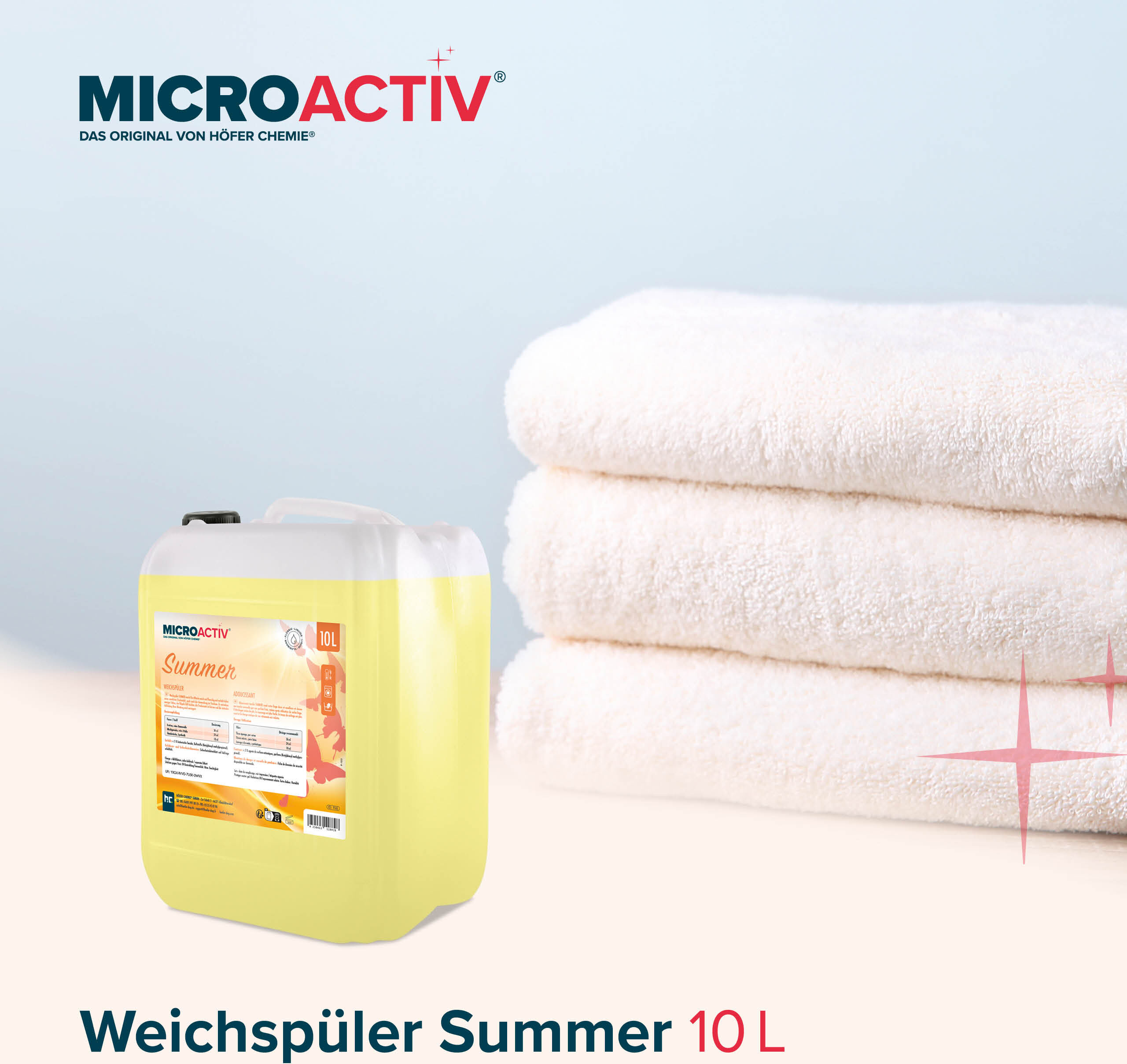 Höfer Chemie GmbH 1x 10 L  Adoucissant Summer