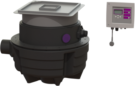Kessel Aqualift F Hebeanlage 28701X 1 Pumpe, befliesbare Abdeckung, 230 V, 1000-S3