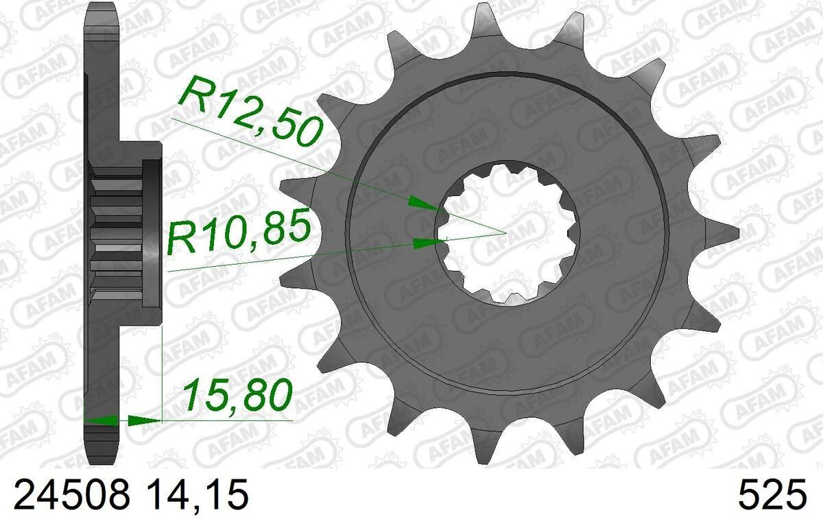 AFAM 24508-15 Chain Pinion