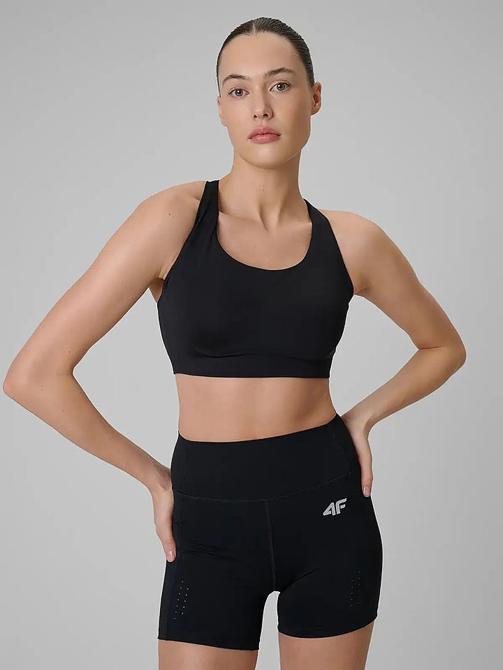 4F Sport-BH in Schwarz - Medium - M