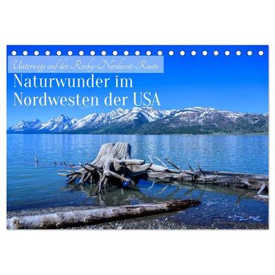 Naturwunder im Nordwesten der USA (Tischkalender 2027 DIN A5 quer), CALVENDO Monatskalender