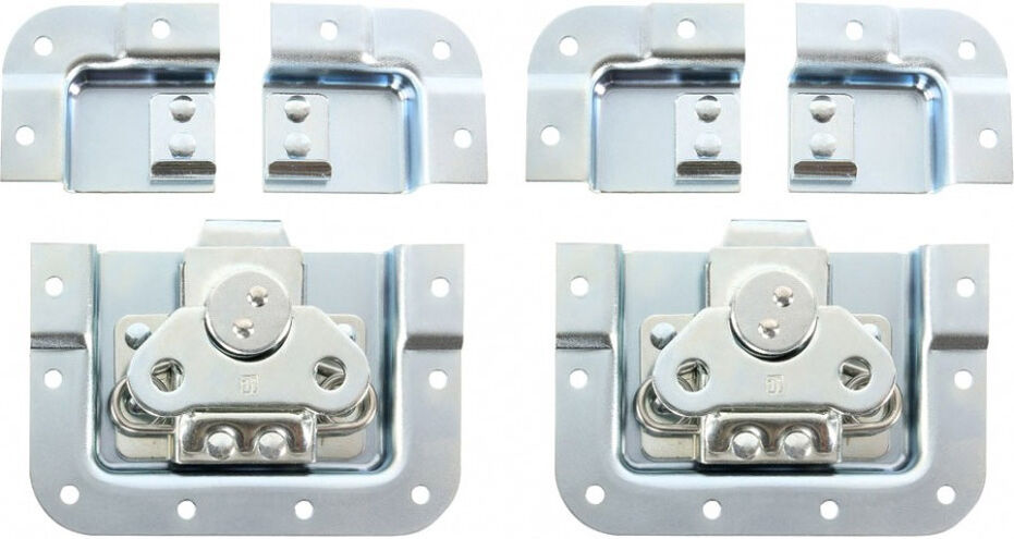 Adam Hall Hardware Split-Lid 2er Set Butterfly Verschluss Kurz Gekröpft 14