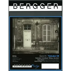 BERGGER Prestige Variable CB Warmton Naturglanz (Baryt) 20.3x25.4cm 25 Blatt