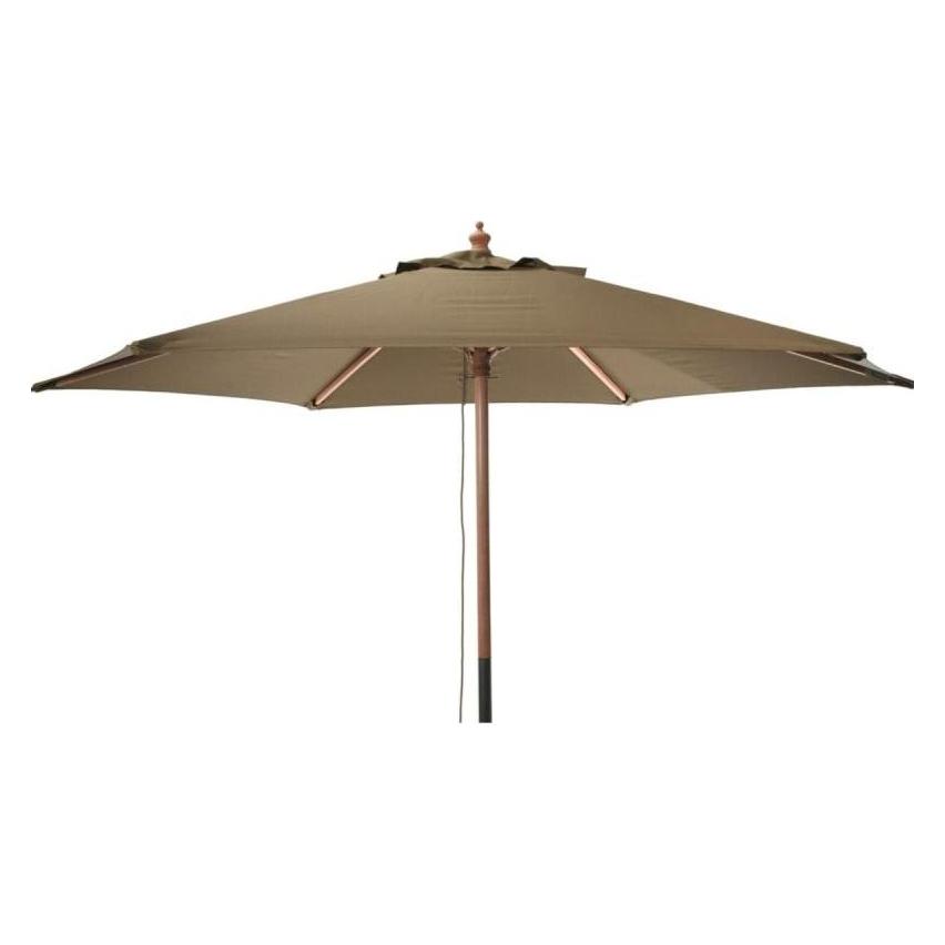 ProGarden Parasol Ogrodowy Drewniany 250cm Składany Piaskowy (55064439)