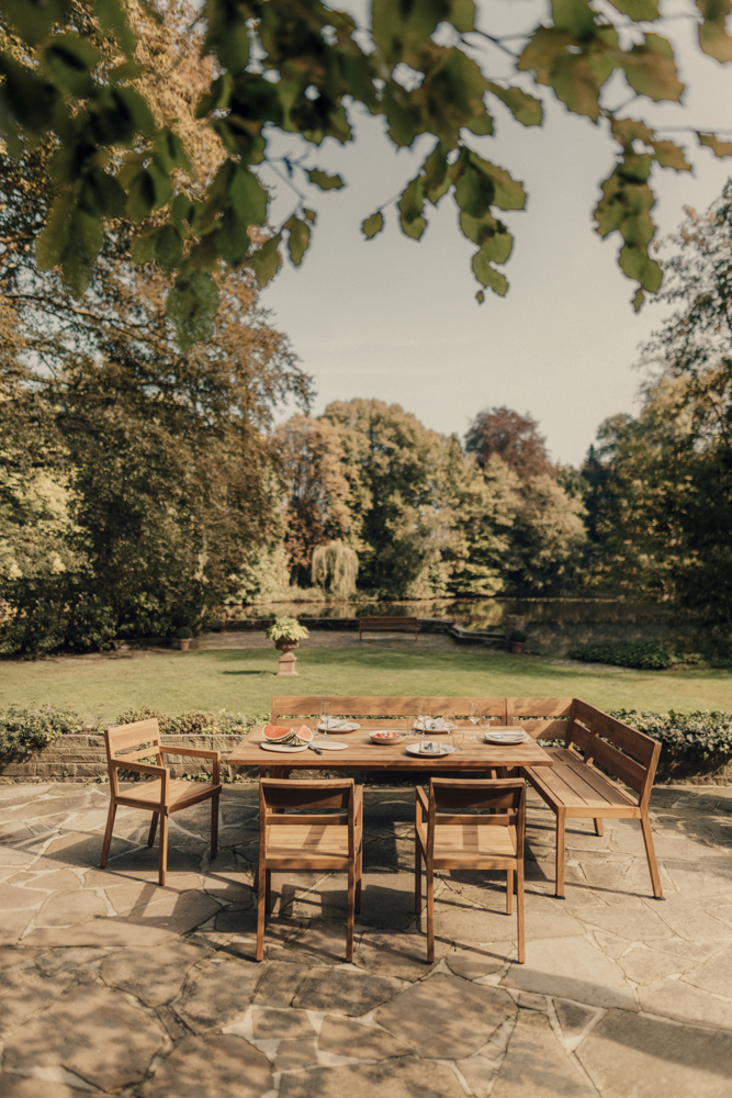Niehoff Ann Sitzbank Teak massiv natur
